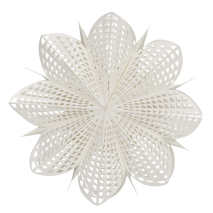 House Doctor / Závěsná svítící hvězda Gint White 45 cm