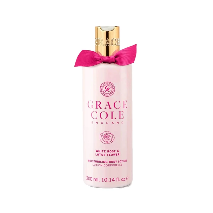 Grace Cole / Tělové mléko White Rose & Lotus Flower 300ml