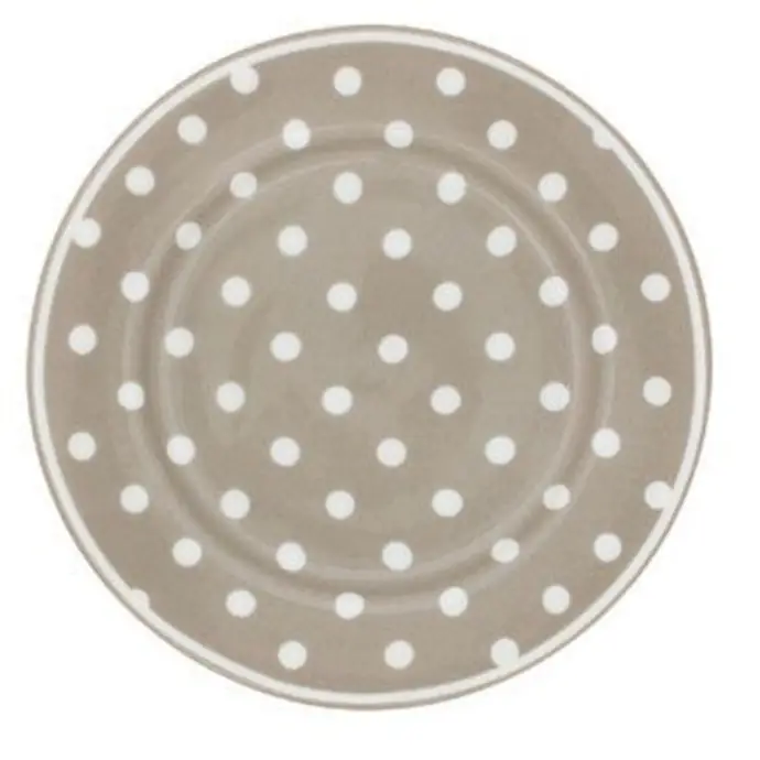 GREEN GATE / Obedový tanier Naomi Beige 25 cm