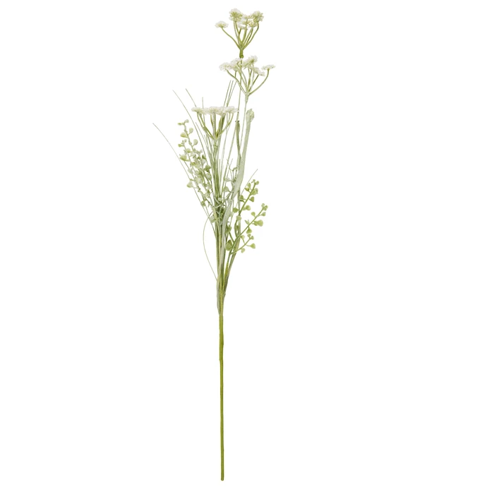 Ib Laursen / Umělá květina White / Green 67 cm