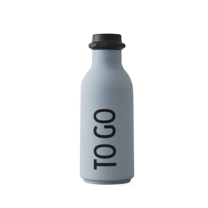 DESIGN LETTERS / Fľaša na vodu To Go Grey 500ml