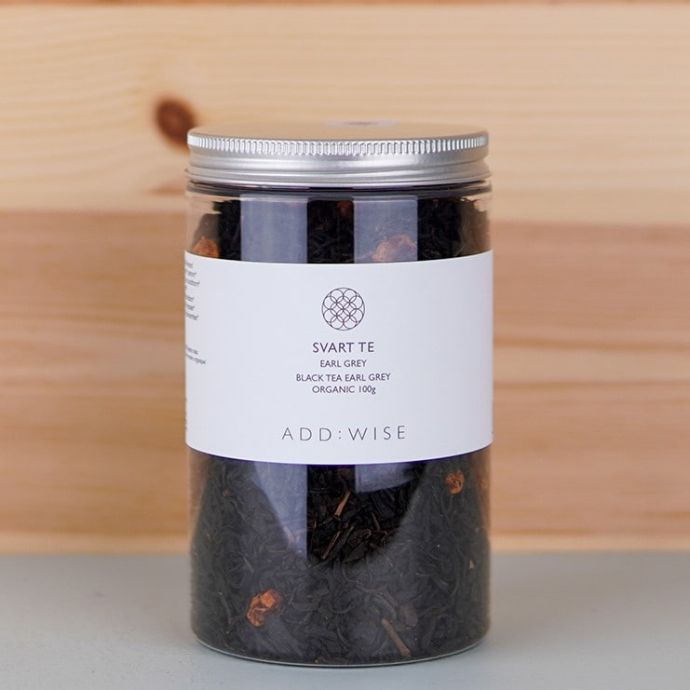 ADD:WISE / BIO čierný čaj Earl Grey s rakytníkem 100 g