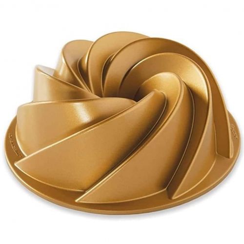 Nordic Ware / Hliníková forma na bábovku Gold Heritage ⌀ 22 cm