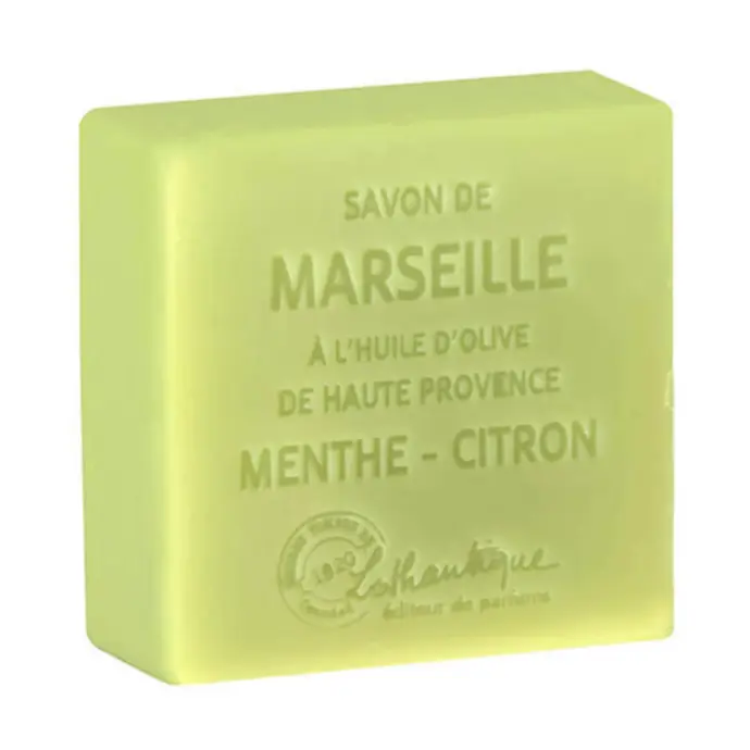 Lothantique / Marseillské mydlo Minth-Lemon 100g