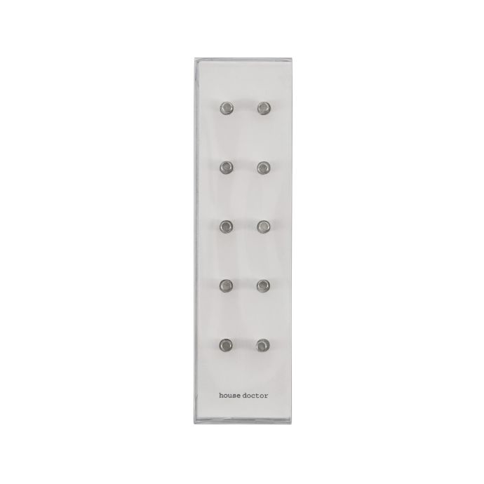 House Doctor / Mini magnety Mag Silver - 10 ks