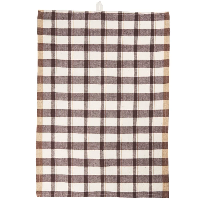 Ib Laursen / Utěrka Malthe Dark Brown Stripe