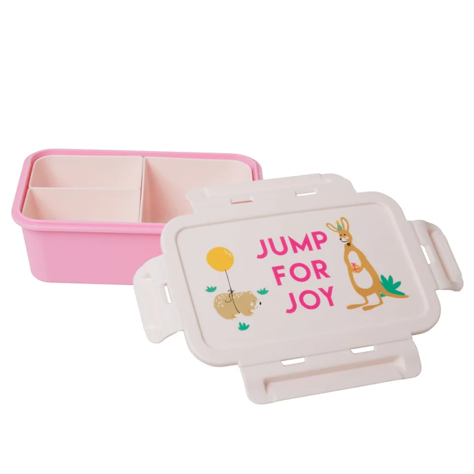 rice / Detská krabička na jedlo Party Animal Pink