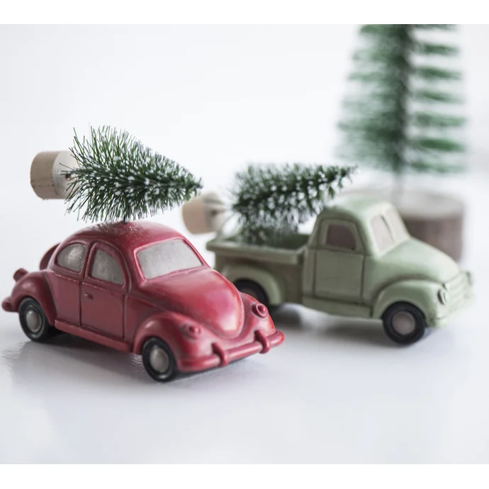 IB LAURSEN / Vianočné dekoratívne autíčko so stromčekom