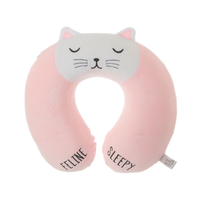 sass & belle / Cestovní polštářek s paměťovou pěnou Cutie Cat