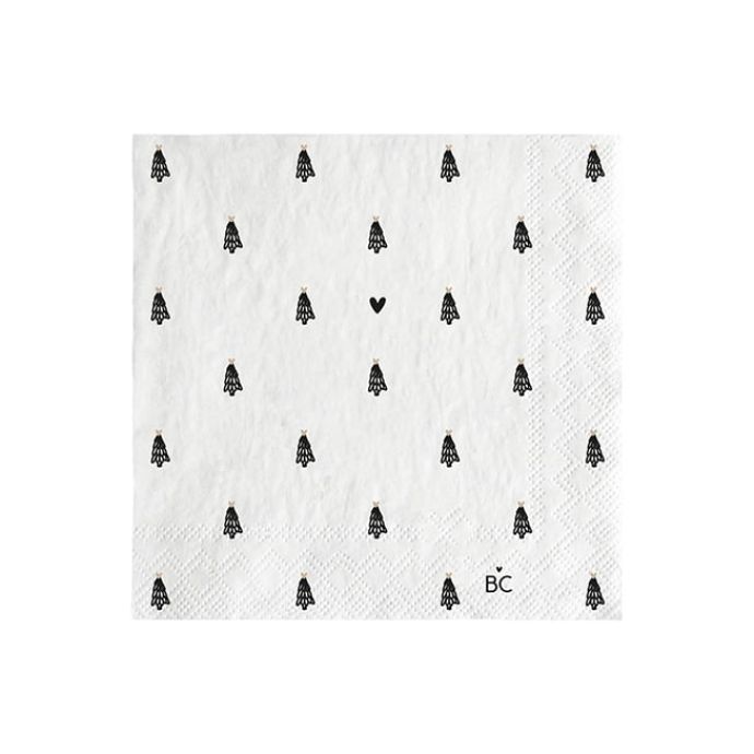 Bastion Collections / Vianočné papierové servítky Little Trees - 20 ks