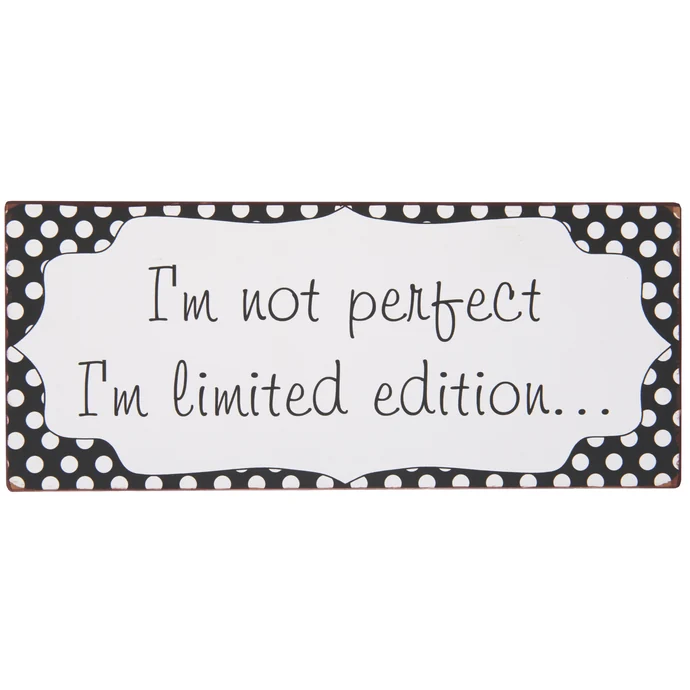 IB LAURSEN / Plechová cedule I'm limited edition