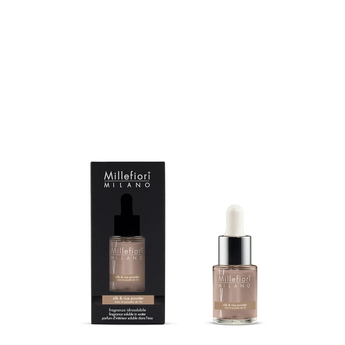 Millefiori Milano / Vonný olej do aromalampy Silk/Rice powder 15 ml
