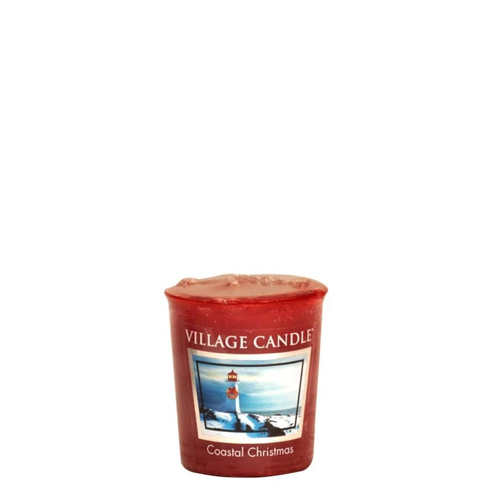 VILLAGE CANDLE / Votívna sviečka Village Candle - Coastal Christmas