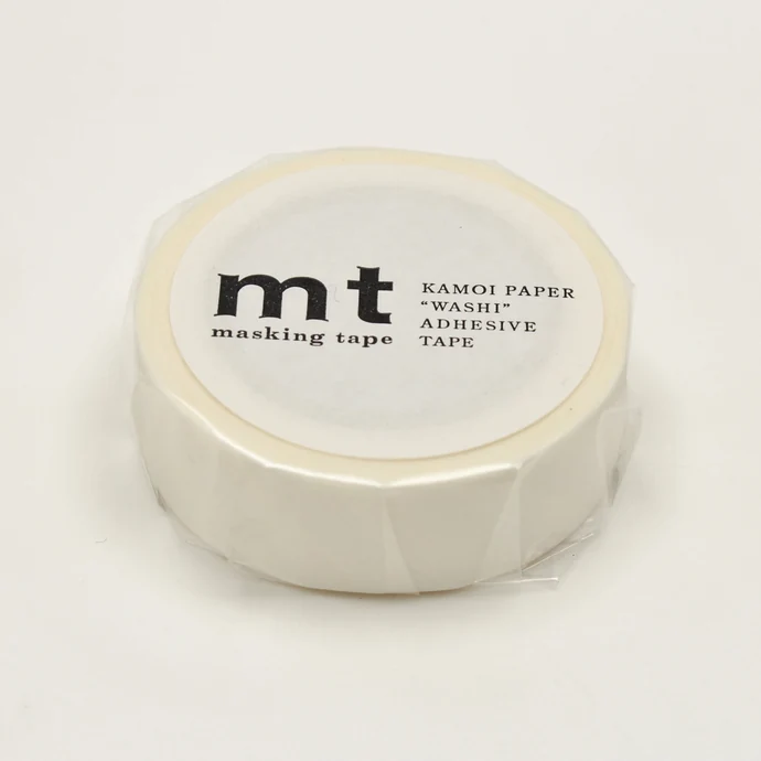 mt / Japonská papierová páska s prúžkami White Stripe