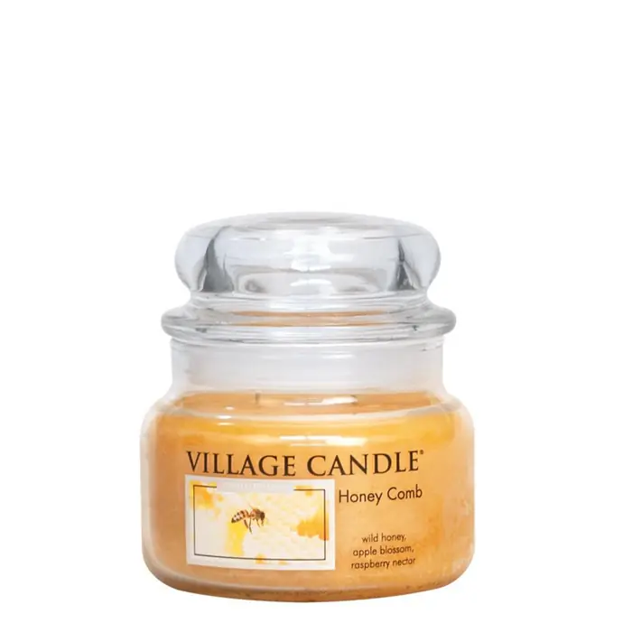 VILLAGE CANDLE / Svíčka ve skle Honey Comb - malá