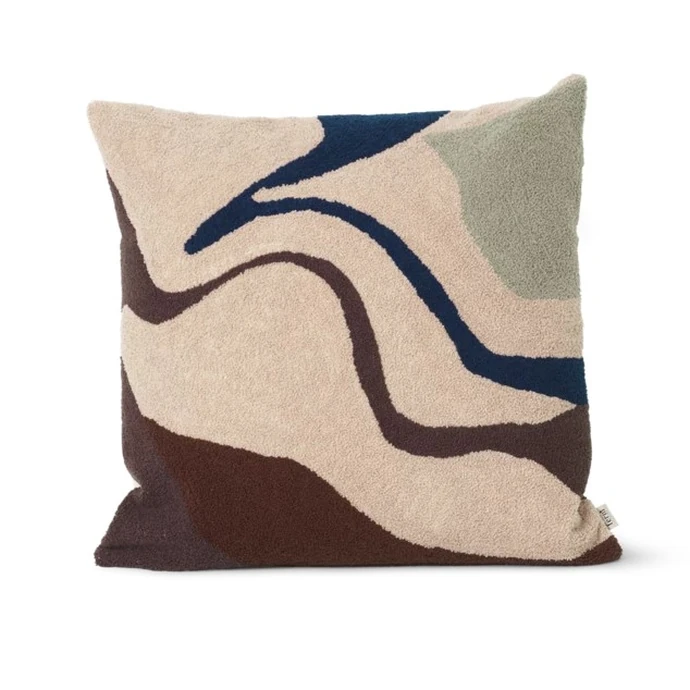 Ferm Living / Polštář Vista Cushion Beige 50 x 50 cm
