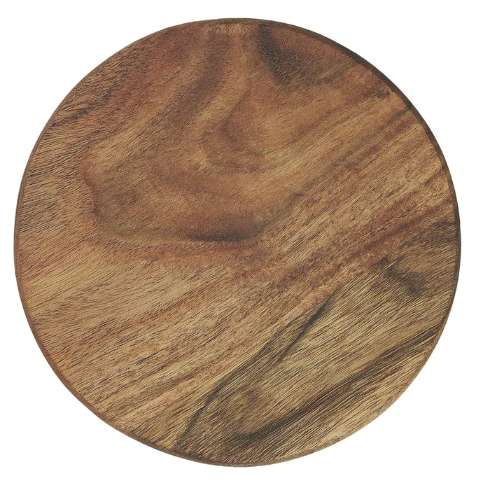 Ib Laursen / Kulaté krájecí prkénko Round Accacia Wood