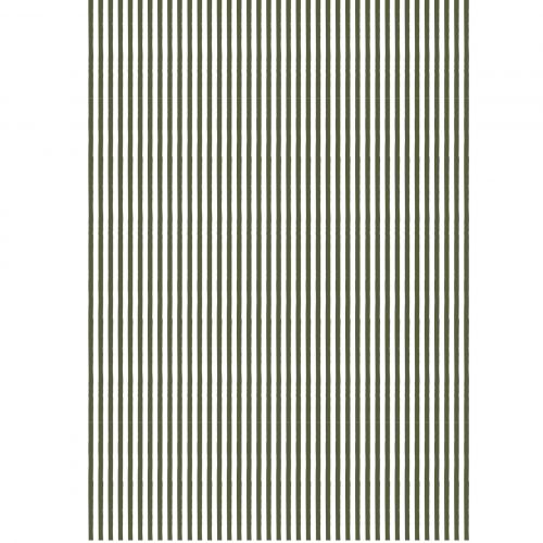 IB LAURSEN / Baliaci papier Olive Stripes - 10 m
