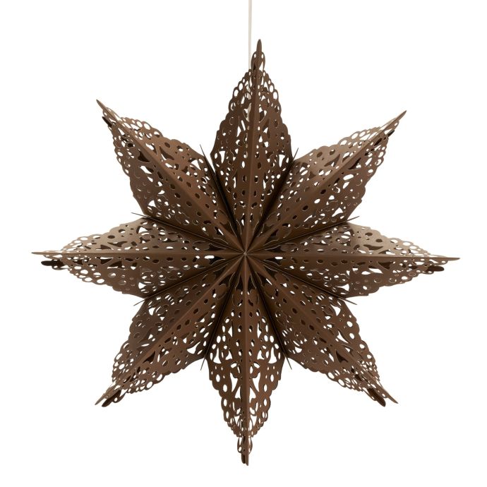 House Doctor / Závesná hviezda Clip Star Brown 40 cm