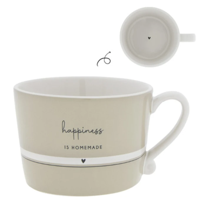 Bastion Collections / Porcelánový hrnek Happiness Is Homemade 300ml