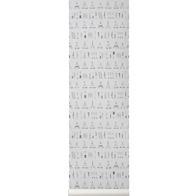 Ferm Living / Tapeta Black Tee-pee