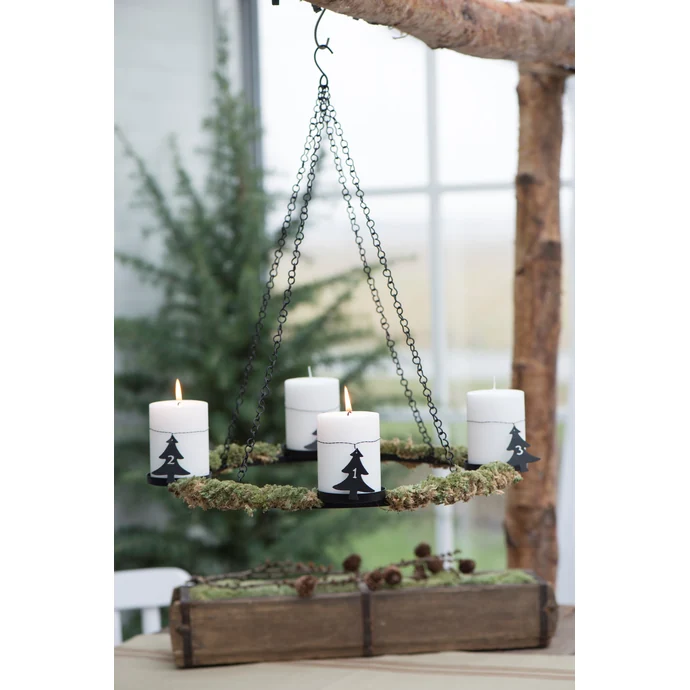 Ib Laursen / Závesný adventný svietnik 40cm