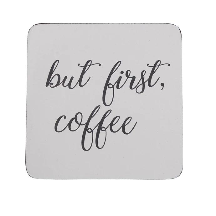 Krasilnikoff / Podložka pod hrnček But First Coffee