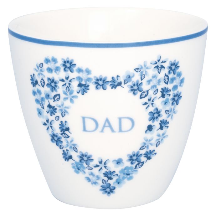 GREEN GATE / Latte Cup Dad Heart Blue 300 ml