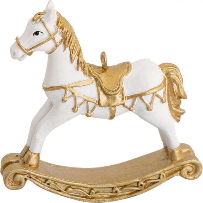 GREEN GATE / Vianočná dekorácia Rocking Horse