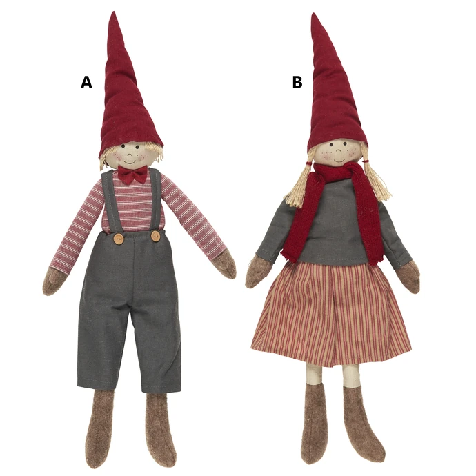 Ib Laursen / Vánoční dekorace Santa's Helpers Greta/Gotthard  50 cm