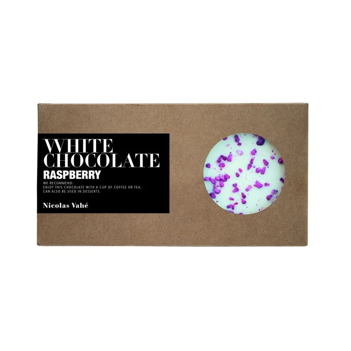 Nicolas Vahé / Biela čokoláda s malinami 90 g