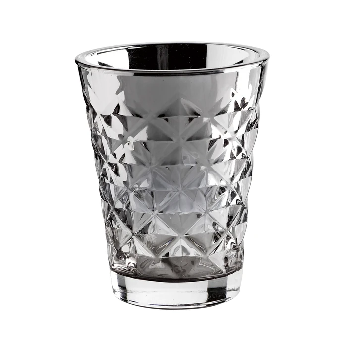 Tine K Home / Svietnik Facet glass Silver 10 cm