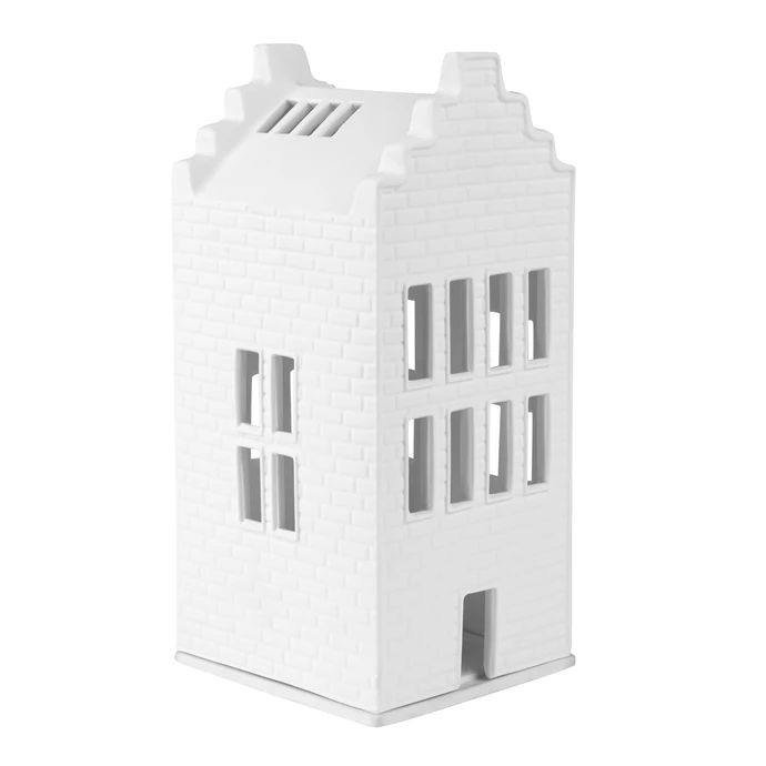 räder / Porcelánový svícen domeček Large Brick House 21 cm