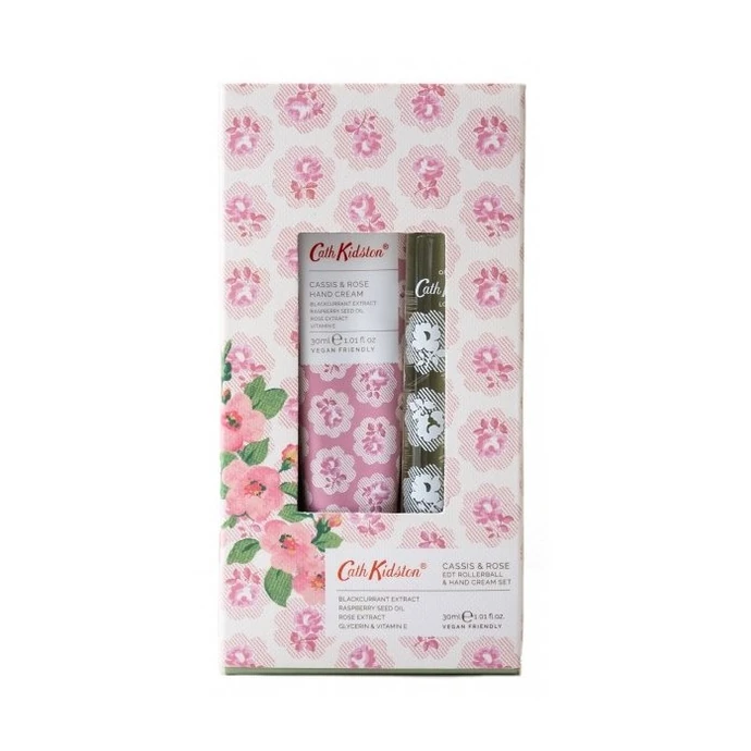 Cath Kidston / Darčekový set kozmetiky Freston Cassis and Rose