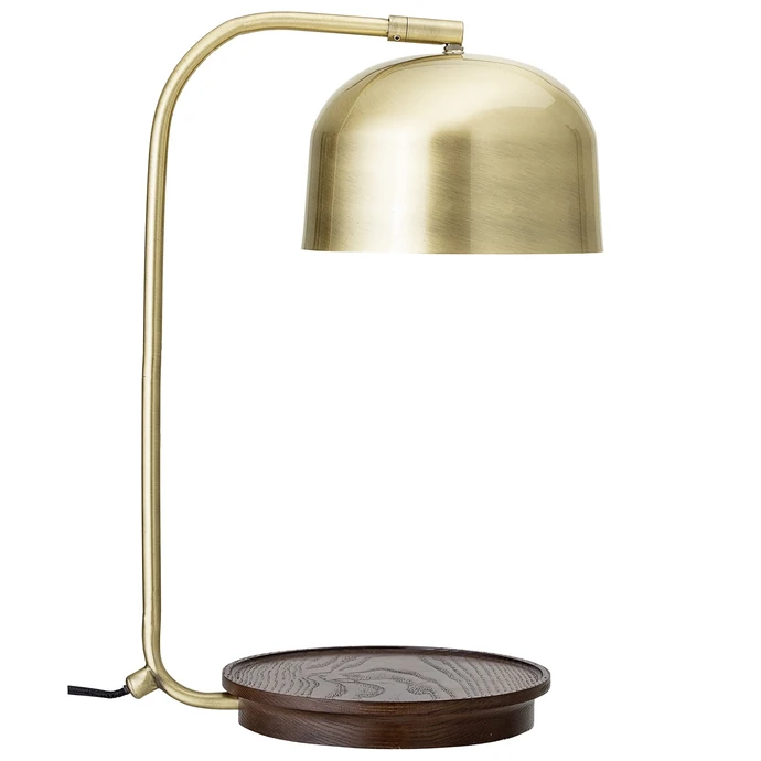 Bloomingville / Stolná lampa Gold/Wood