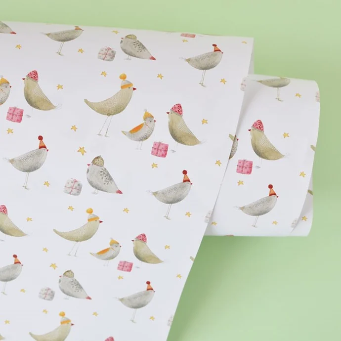 MANKAI Paper / Vánoční balicí papír Ptáčci