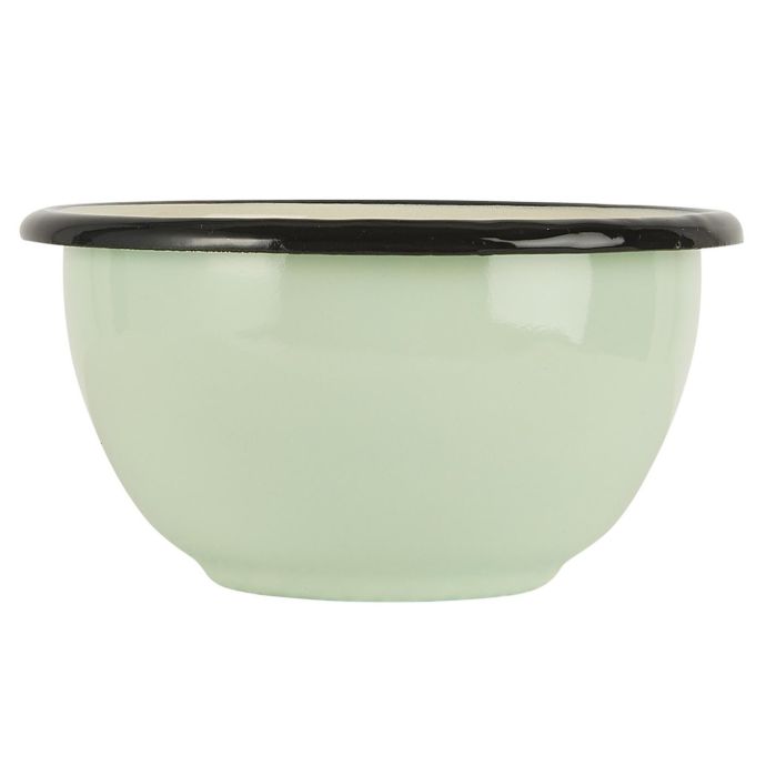 IB LAURSEN / Smaltovaná miska Light Green Ø10,5cm