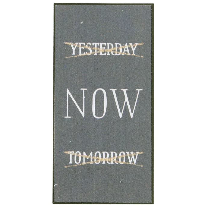 Ib Laursen / Plechová magnetka Yesterday Now Tomorrow