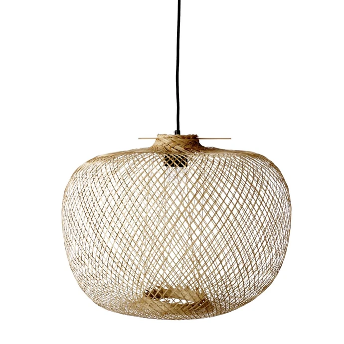 Bloomingville / Bambusová závesná lampa