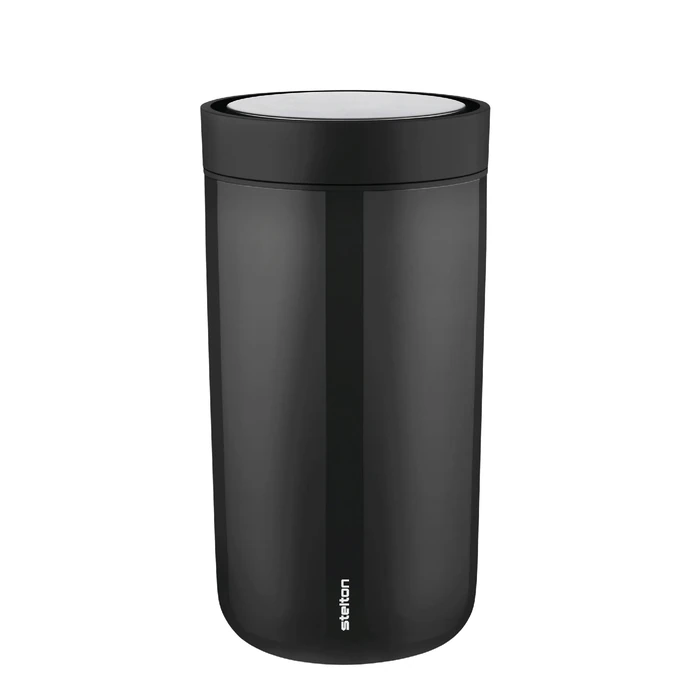 Stelton / Cestovný hrnček To Go Click Black 200 ml