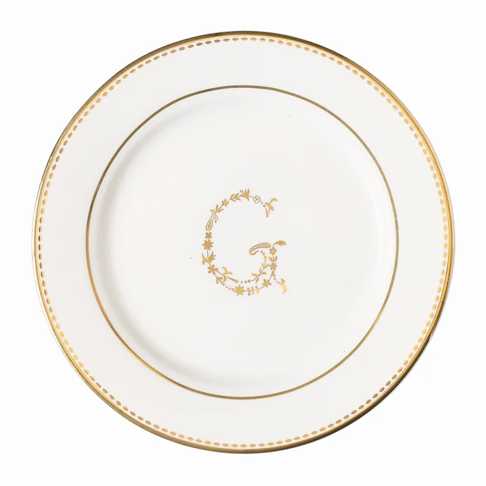GREEN GATE / Malý tanierik G gold 15 cm