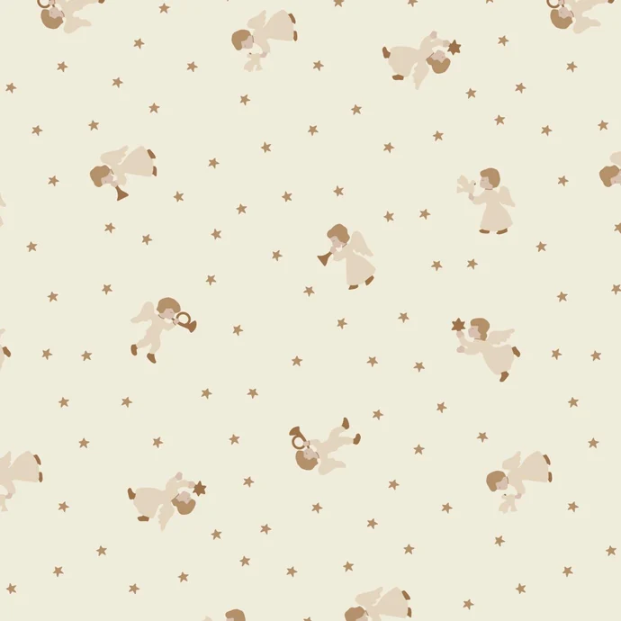 Ib Laursen / Papírové ubrousky Angels Beige 33×33 cm