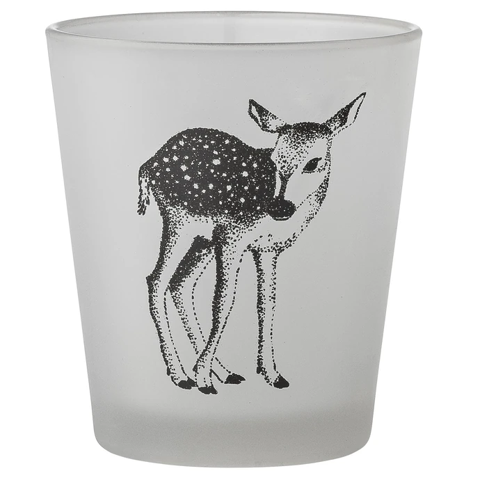 Bloomingville / Sklenený votívny svietnik Glass Deer