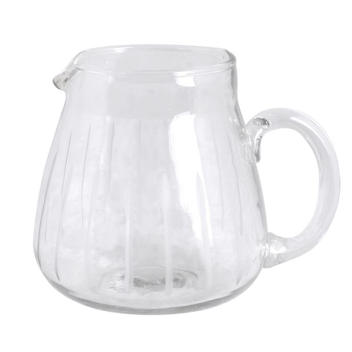 Strömshaga / Sklenený džbánik na mlieko Etched Stripe 300ml