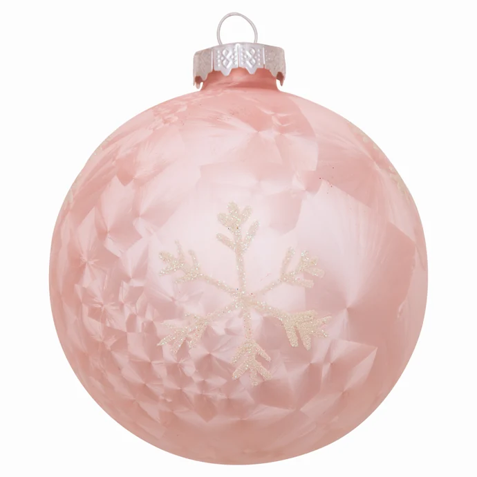 GREEN GATE / Vianočná ozdoba Glass pale pink