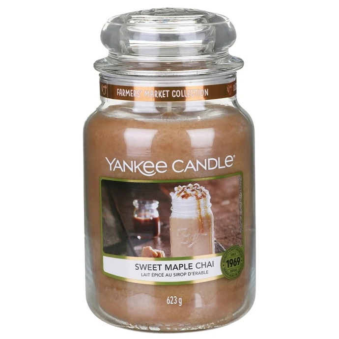 Yankee Candle / Sviečka Yankee Candle 623g - Sweet Maple Chai