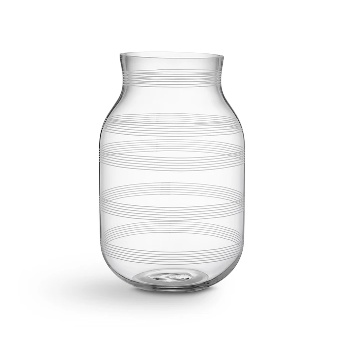 KÄHLER / Skleněná váza Omaggio Transparent 28 cm