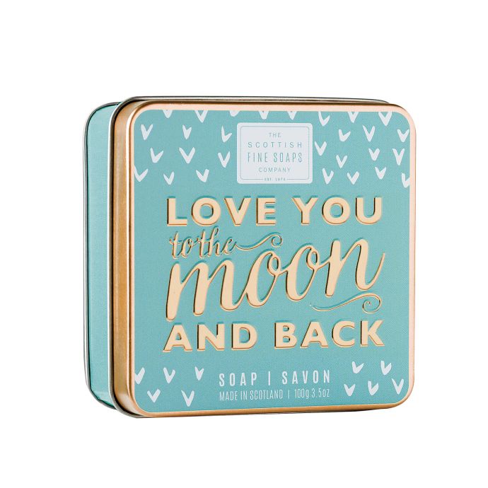 SCOTTISH FINE SOAPS / Mydlo v plechovej krabičke Love you 100 g