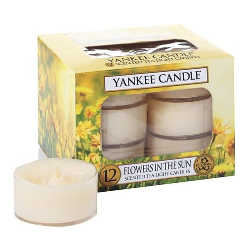 Yankee Candle / Čajové sviečky Yankee Candle 12 ks - Flowers In The Sun