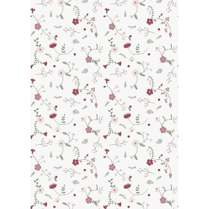 IB LAURSEN / Darčekový baliaci papier Rose Wild Flower 10 m